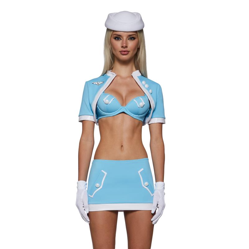 Y2K Sexy Flight Attendant Costume
